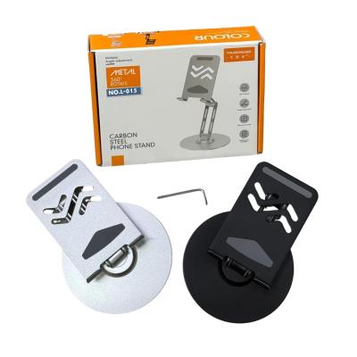 Metal 360 Rotate L-015 Carbon Steel Phone Stand