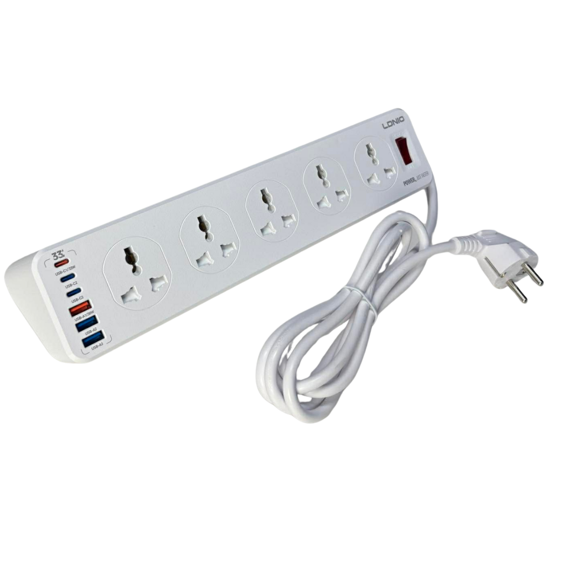 LDNIO SC10610 30W 10-Port USB Charger Power Strip