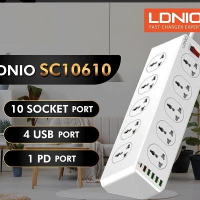 LDNIO SC10610 30W 10-Port USB Charger Power Strip