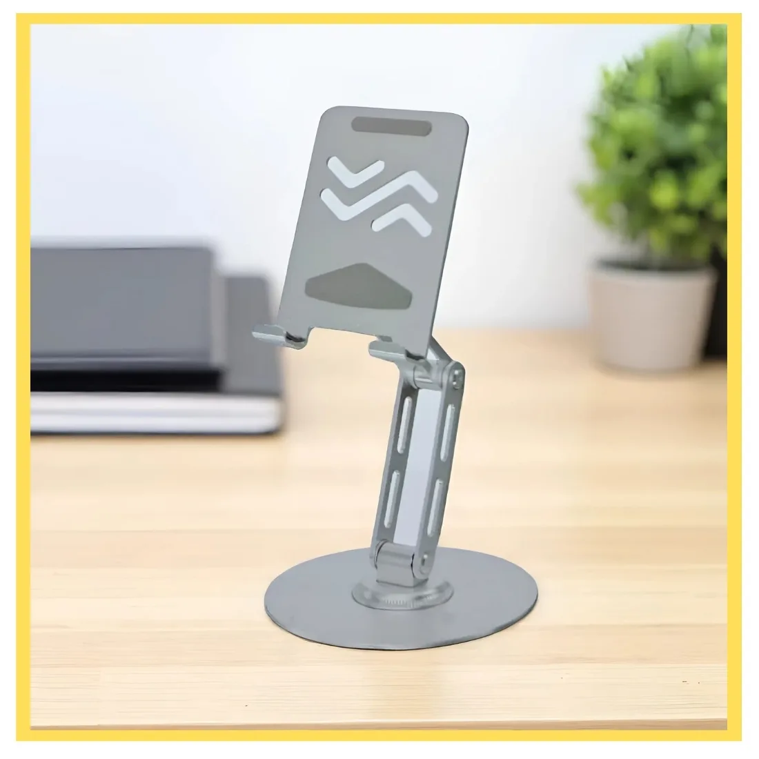 Metal 360 Rotate L-015 Carbon Steel Phone Stand thumb 2