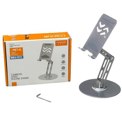Metal 360 Rotate L-015 Carbon Steel Phone Stand