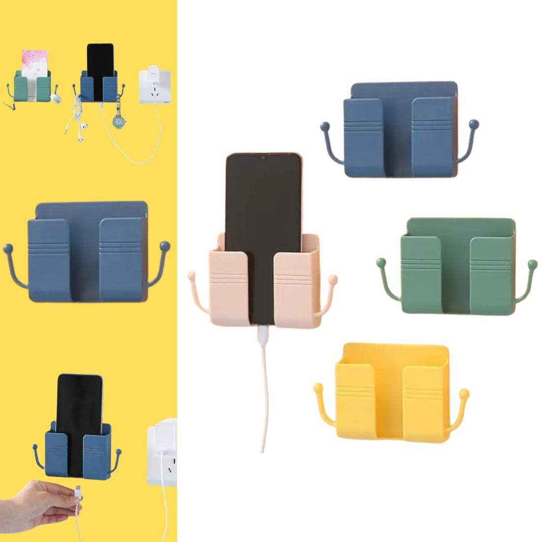 Mobile Phone Plug Wall Holder Charging Multifunction Holder Stand - 1Pcs