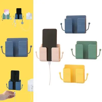 Mobile Phone Plug Wall Holder Charging Multifunction Holder Stand - 1Pcs