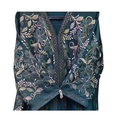 Full embroidery jafran fabric burka