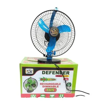 High Speed A.C.  D.C. 9 inch High-Speed Rechargeable Table Fan